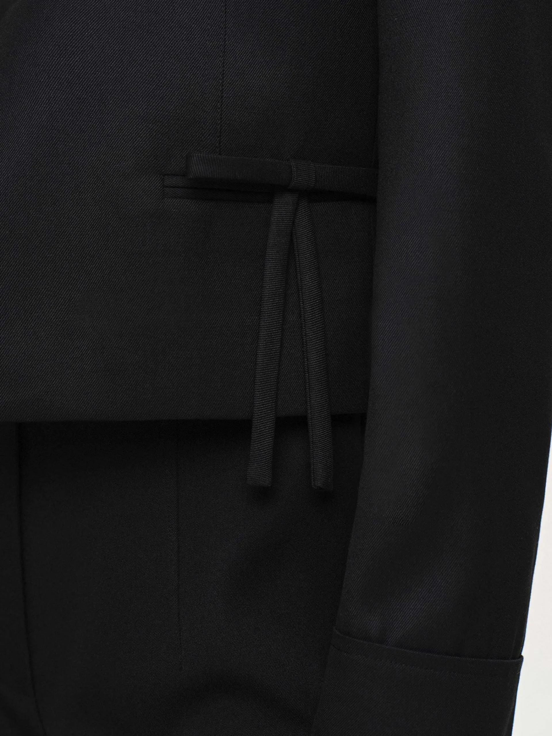 Source Unknown Accessoires-Blazer Court Avec Noeud Sisilia, Noir