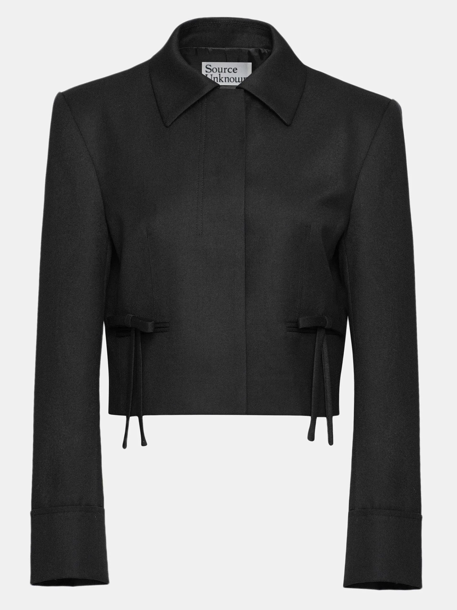 Source Unknown Accessoires-Blazer Court Avec Noeud Sisilia, Noir