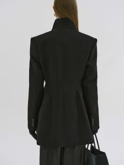 Source Unknown Vêtements-Blazer Portefeuille Corrin, Noir