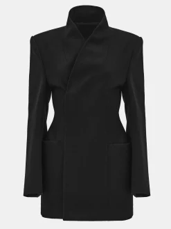 Source Unknown Vêtements-Blazer Portefeuille Corrin, Noir