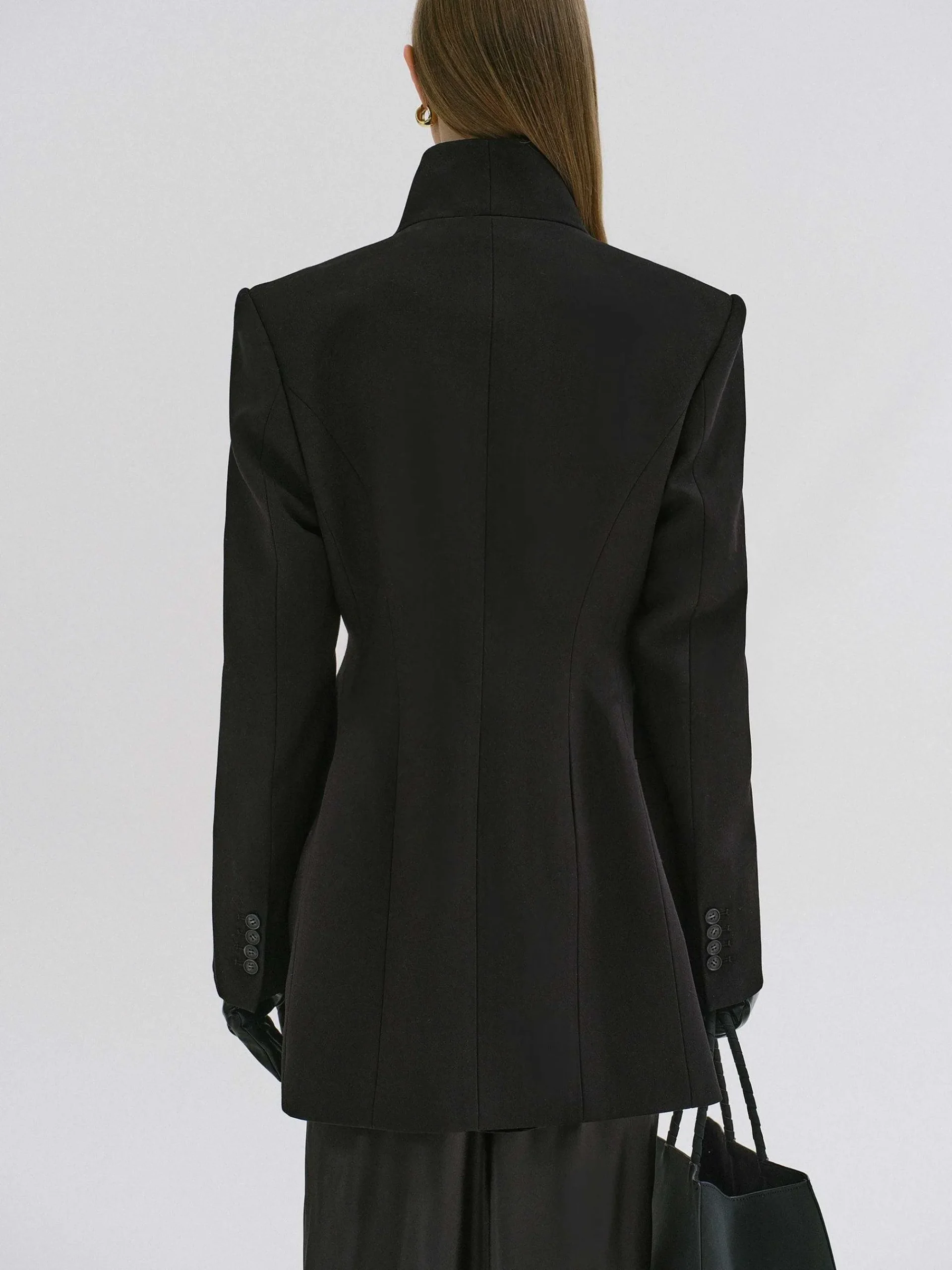 Source Unknown Vêtements D'Exterieur-Blazer Portefeuille Corrin, Noir