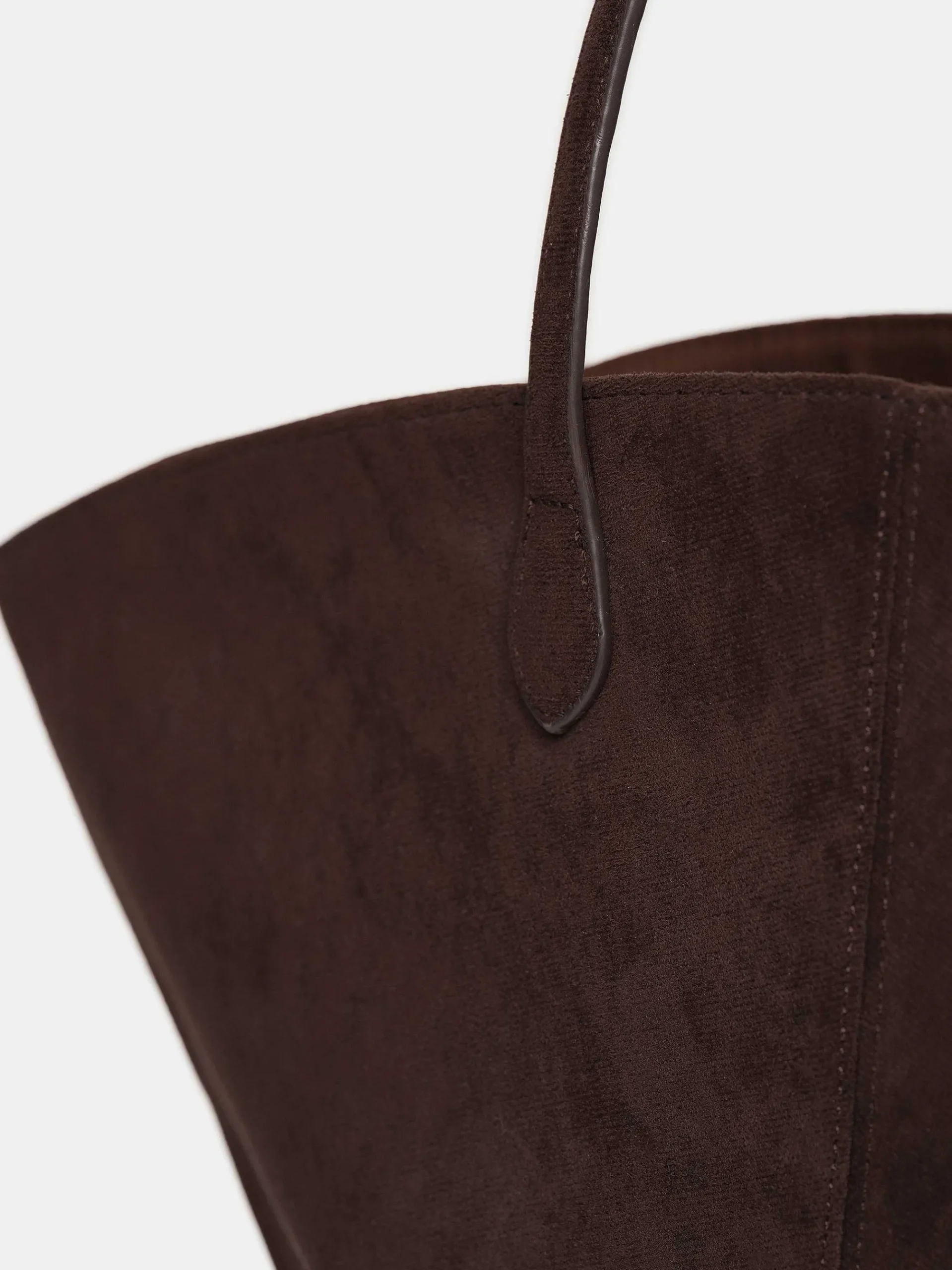 Source Unknown Vêtements-Cabas Moyen En Daim, Caramel