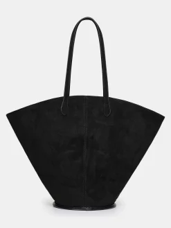 Source Unknown Chaussures Et Sacs-Cabas Moyen En Daim, Noir