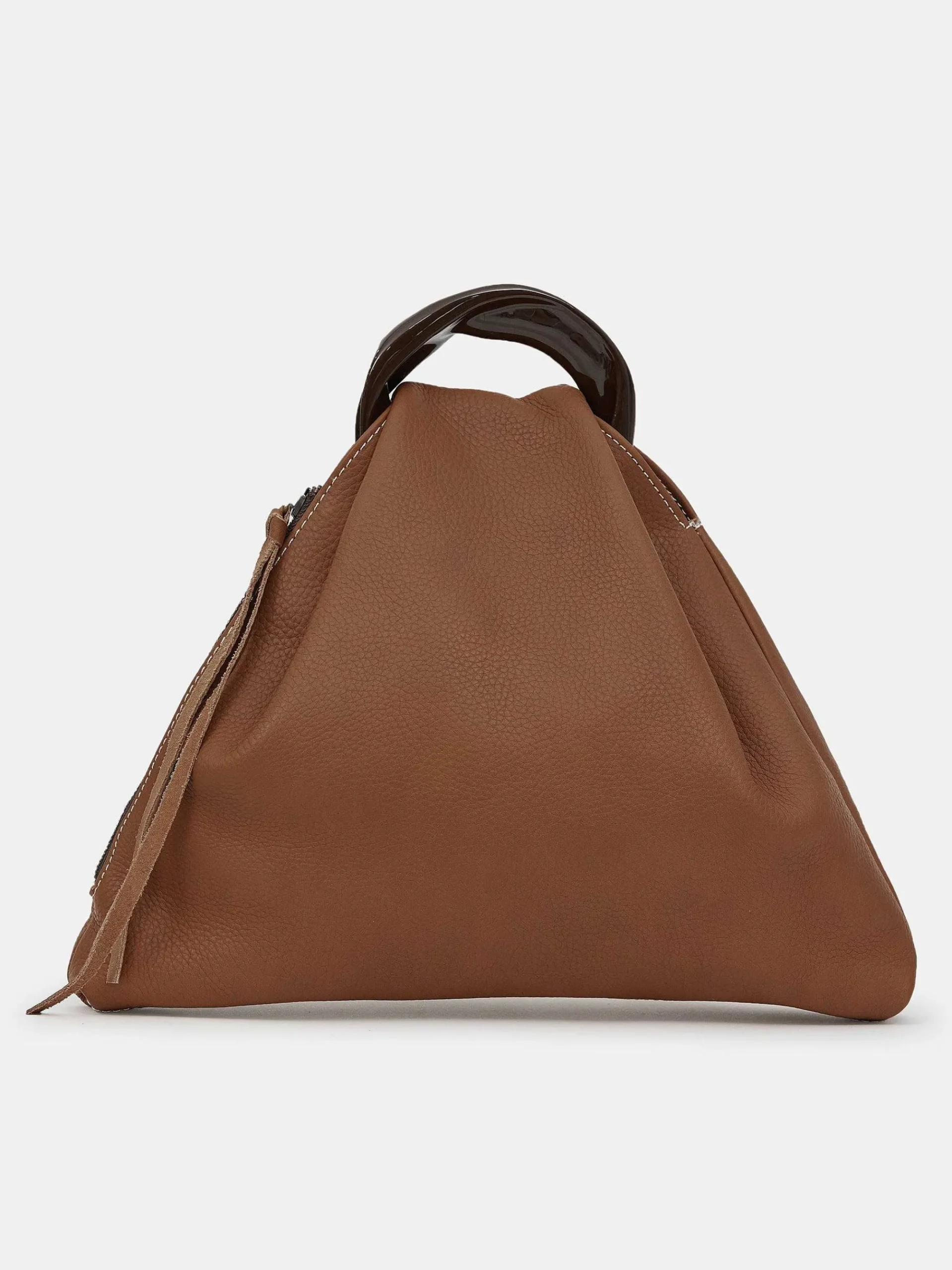 Source Unknown Chaussures Et Sacs-Cabas Triangle En Cuir De Veau, Brune