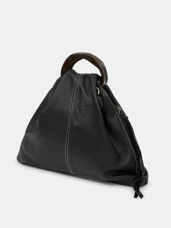 Source Unknown Chaussures Et Sacs-Cabas Triangle En Cuir De Veau, Noir