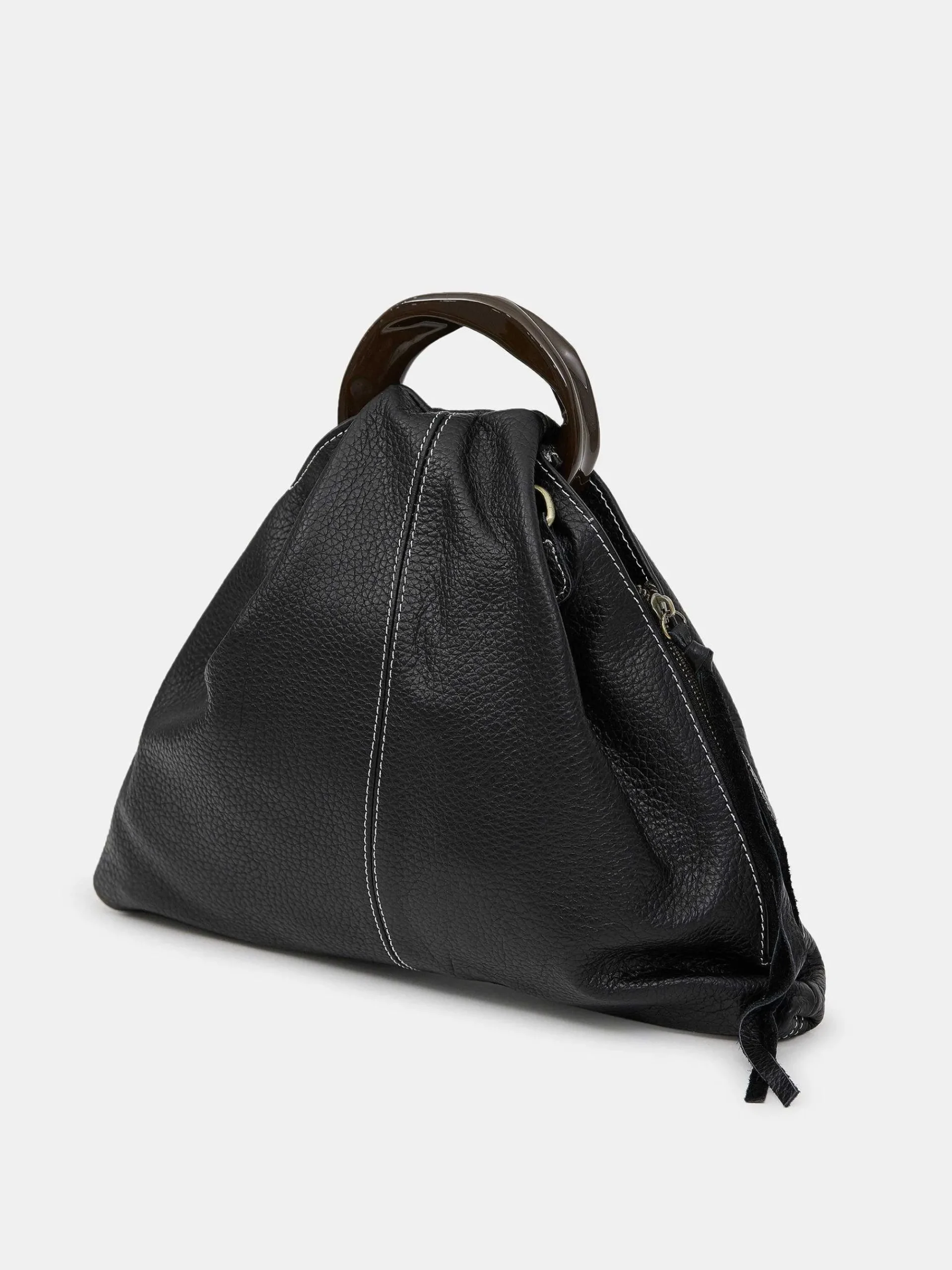 Source Unknown Chaussures Et Sacs-Cabas Triangle En Cuir De Veau, Noir