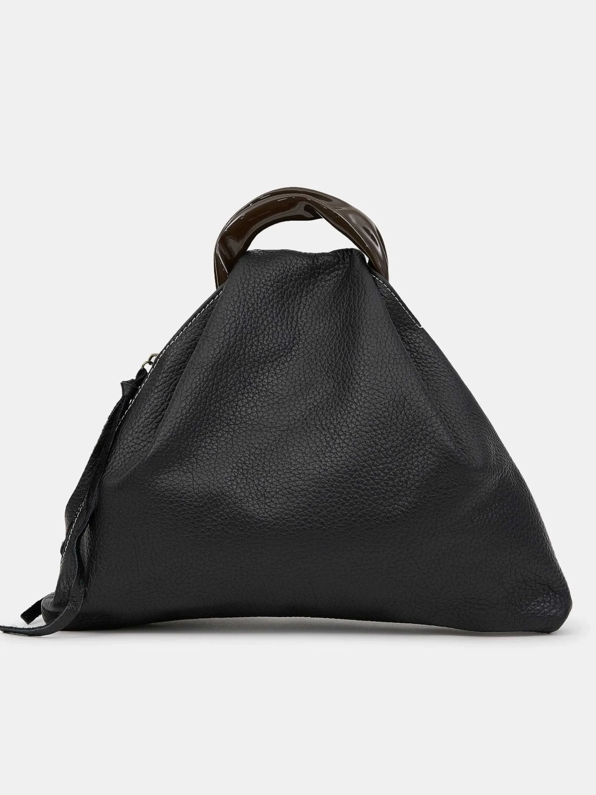 Source Unknown Chaussures Et Sacs-Cabas Triangle En Cuir De Veau, Noir