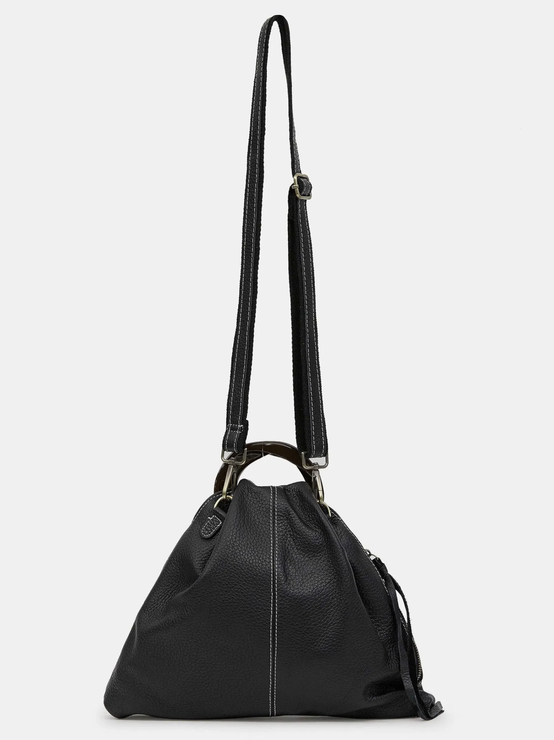 Source Unknown Chaussures Et Sacs-Cabas Triangle En Cuir De Veau, Noir
