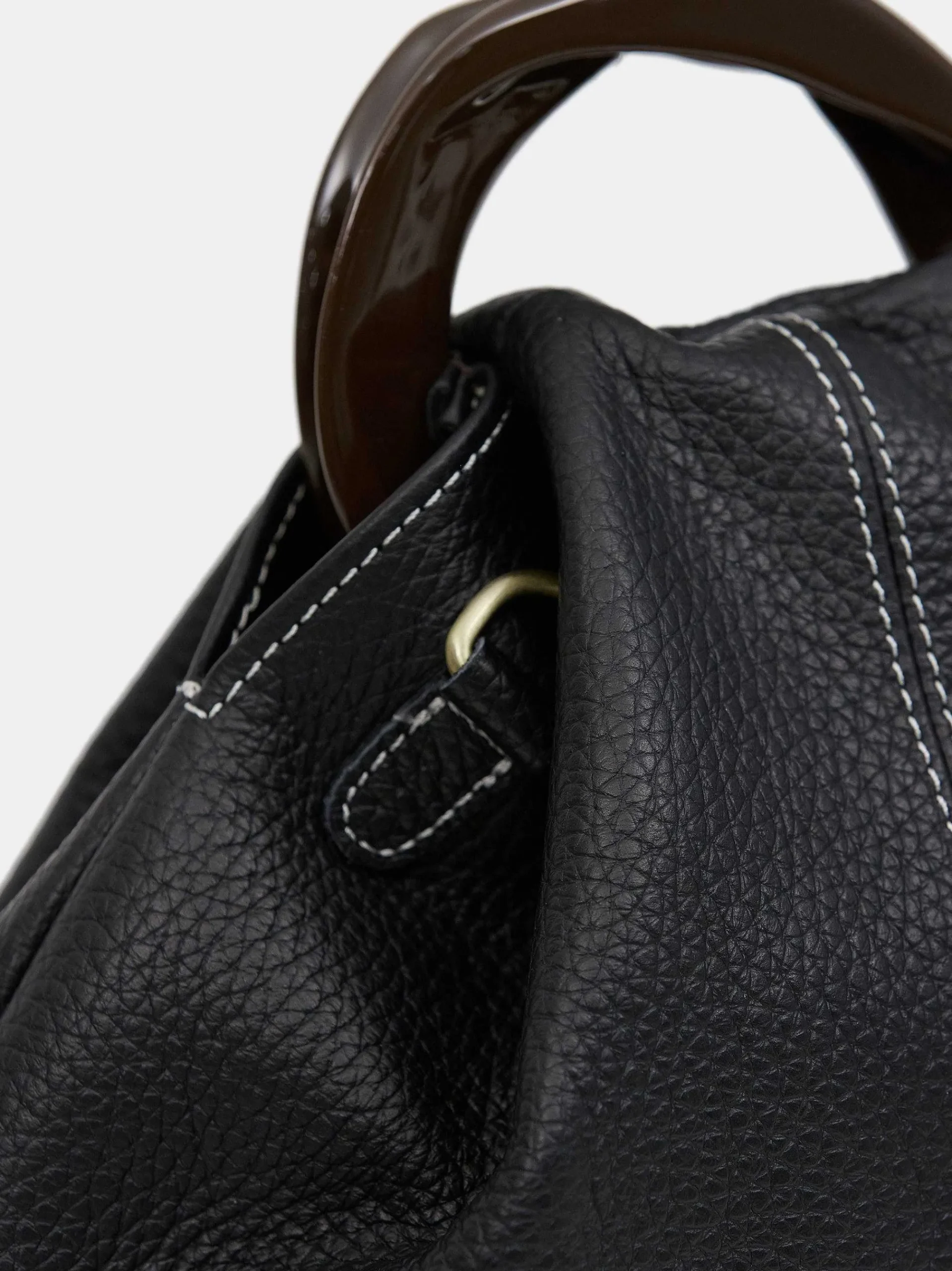 Source Unknown Chaussures Et Sacs-Cabas Triangle En Cuir De Veau, Noir