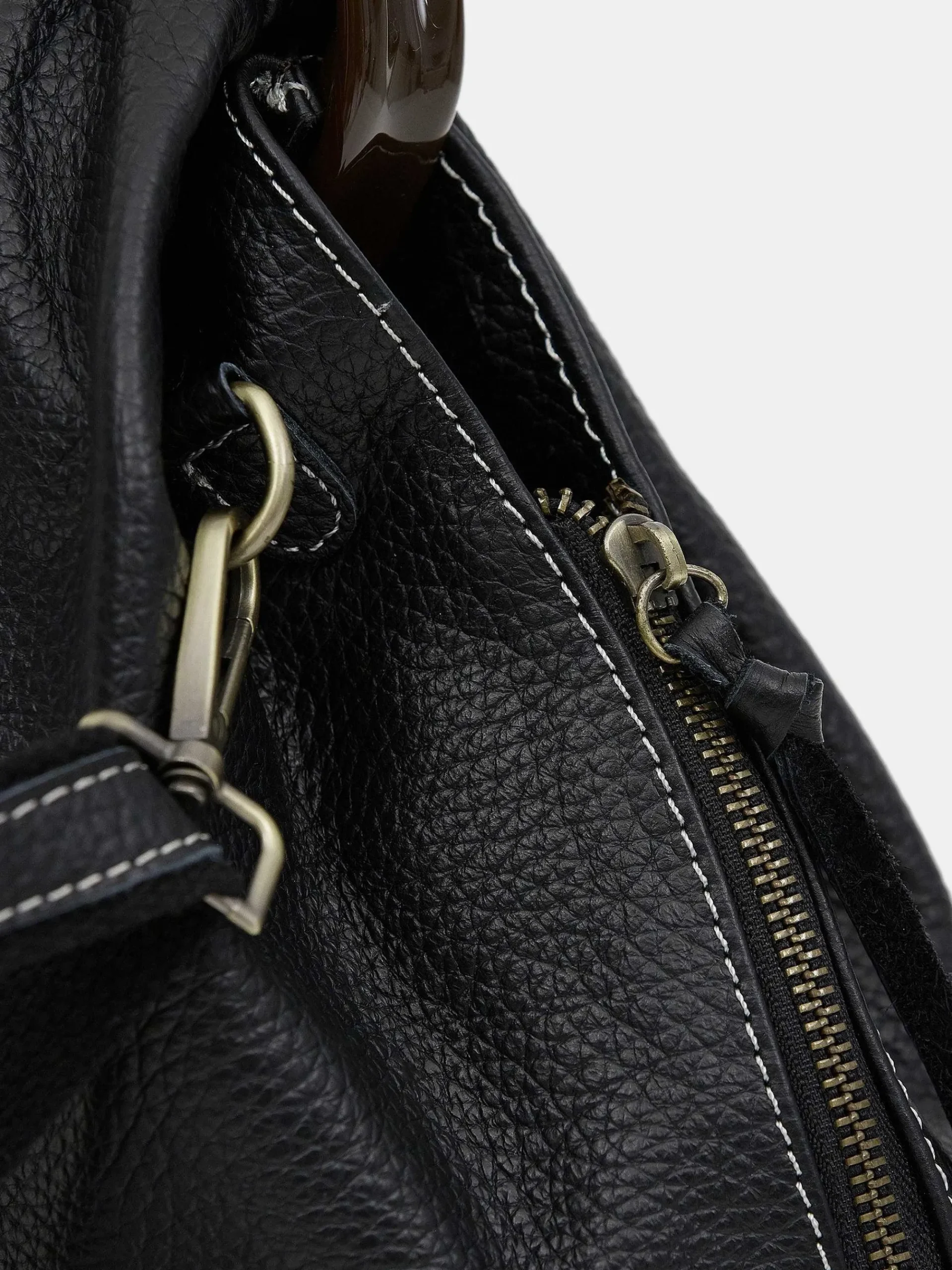 Source Unknown Chaussures Et Sacs-Cabas Triangle En Cuir De Veau, Noir