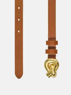 Source Unknown Vêtements-Ceinture A Boucle A Noeud Torsade, Camel