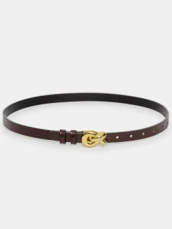 Source Unknown Accessoires-Ceinture A Boucle A Noeud Torsade, Marron