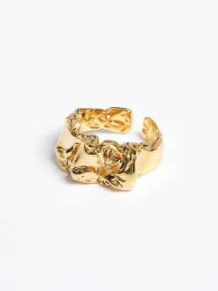 Source Unknown Accessoires-Chevaliere Ouverte, Or