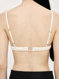 Source Unknown Hauts-Haut De Soutien-Gorge En Coton A Col Coeur, Toile