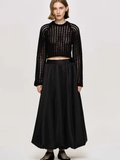 Source Unknown Tricots-Haut En Tricot Reef Net, Noir