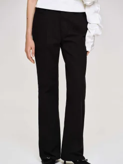 Source Unknown Vêtements-Jean Evase A Jambe Longue, Noir
