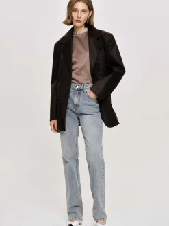 Source Unknown Jean-Jean Long Taille Haute, Bleu Cendre