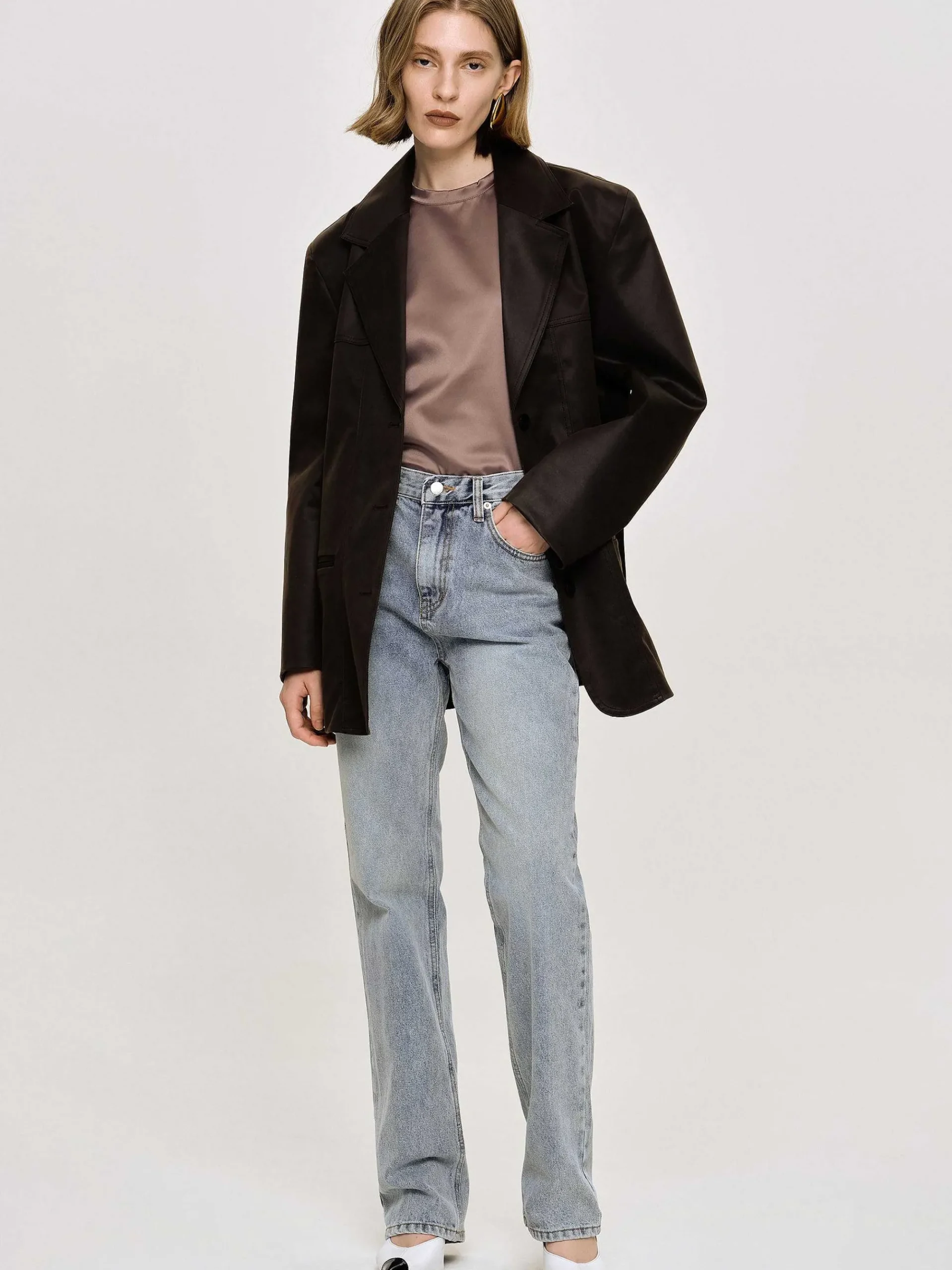 Source Unknown Jean-Jean Long Taille Haute, Bleu Cendre