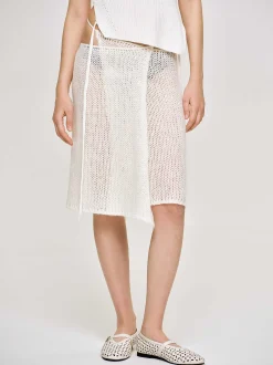 Source Unknown Coordonnées-Jupe En Tricot Semi-Transparente, Bouleau