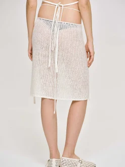Source Unknown Coordonnées-Jupe En Tricot Semi-Transparente, Bouleau