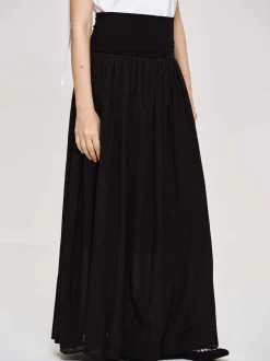 Source Unknown Bas-Jupe Longue Taille Basse Ocelia, Noir