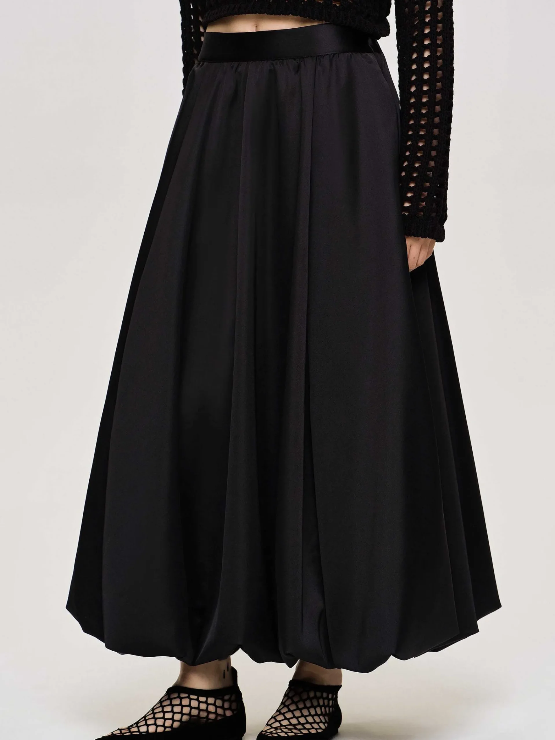 Source Unknown Vêtements-Kaleido Jupe Puffball, Noir