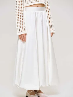 Source Unknown Vêtements-Kaleido Puffball Jupe, Blanc