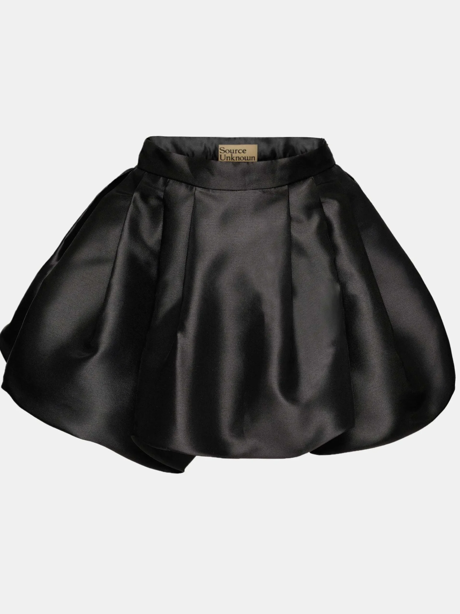 Source Unknown Vêtements-Mini-Jupe A Ourlet Bulle Suki, Noir