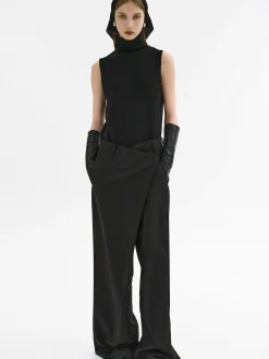 Source Unknown Vêtements-Pantalon Croise Rennert, Noir