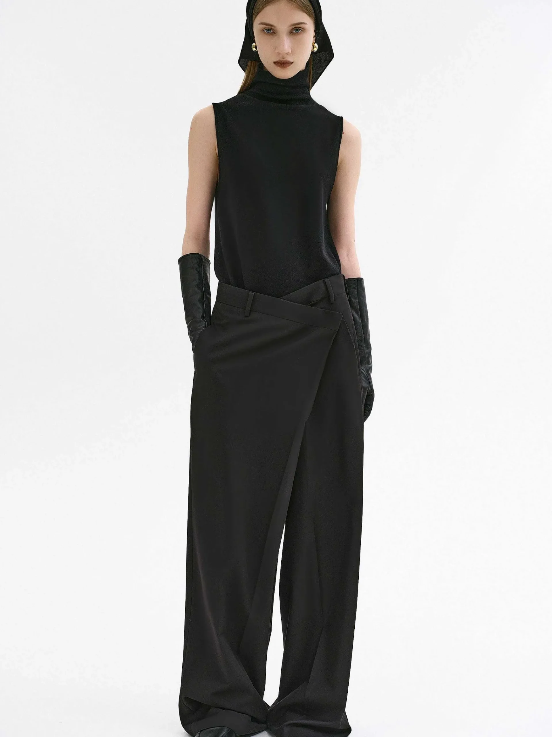 Source Unknown Bas-Pantalon Croise Rennert, Noir