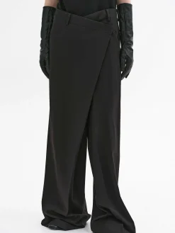 Source Unknown Bas-Pantalon Croise Rennert, Noir