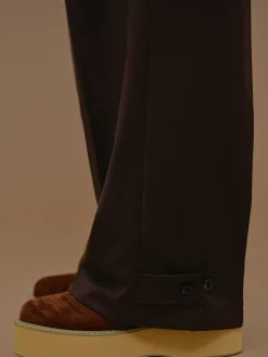 Source Unknown Vêtements-Pantalon Decontracte A Poche Triangulaire, Fondant