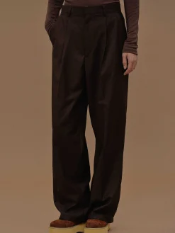 Source Unknown Vêtements-Pantalon Decontracte A Poche Triangulaire, Fondant