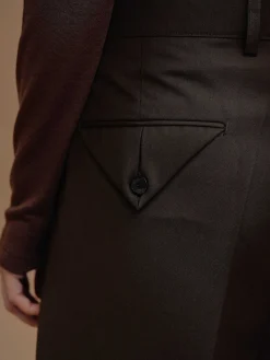 Source Unknown Bas-Pantalon Decontracte A Poche Triangulaire, Fondant