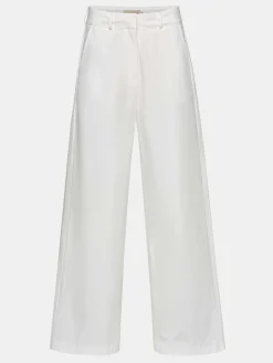 Source Unknown Vêtements-Pantalon Large En Popeline, Blanc