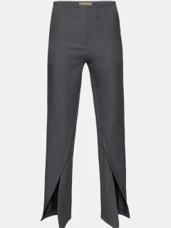 Source Unknown Vêtements-Pantalon Slim Coupe Biais Tyia, Charbon Fonce
