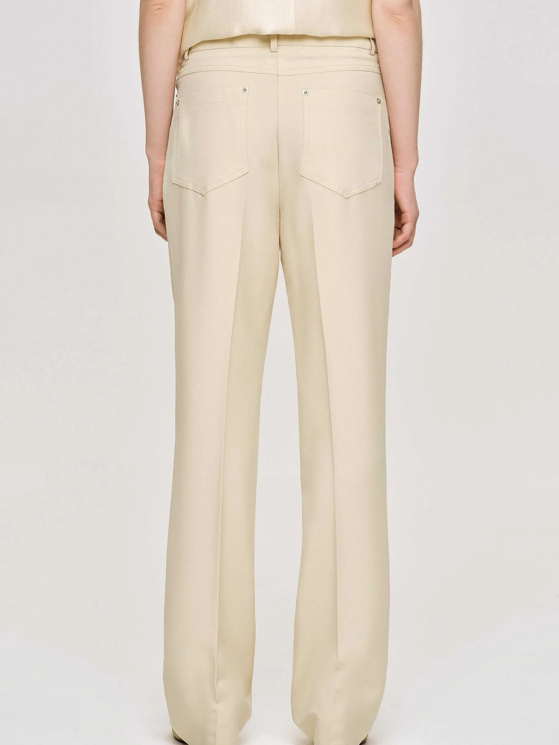 Source Unknown Bas-Pantalon Slim Froisse, Beurre