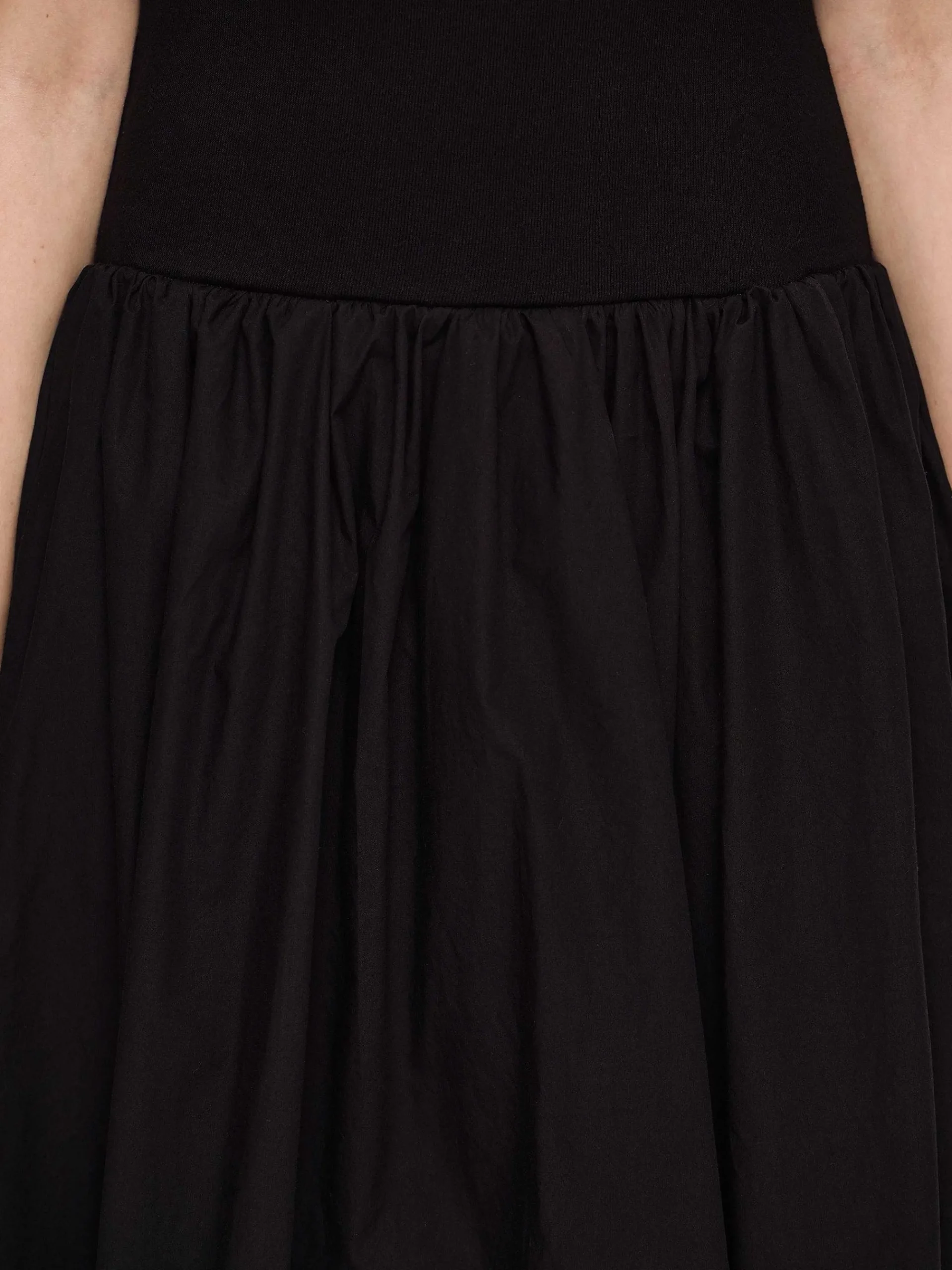 Source Unknown Robes-Robe Debardeur Amal Taille Basse Racer, Noir