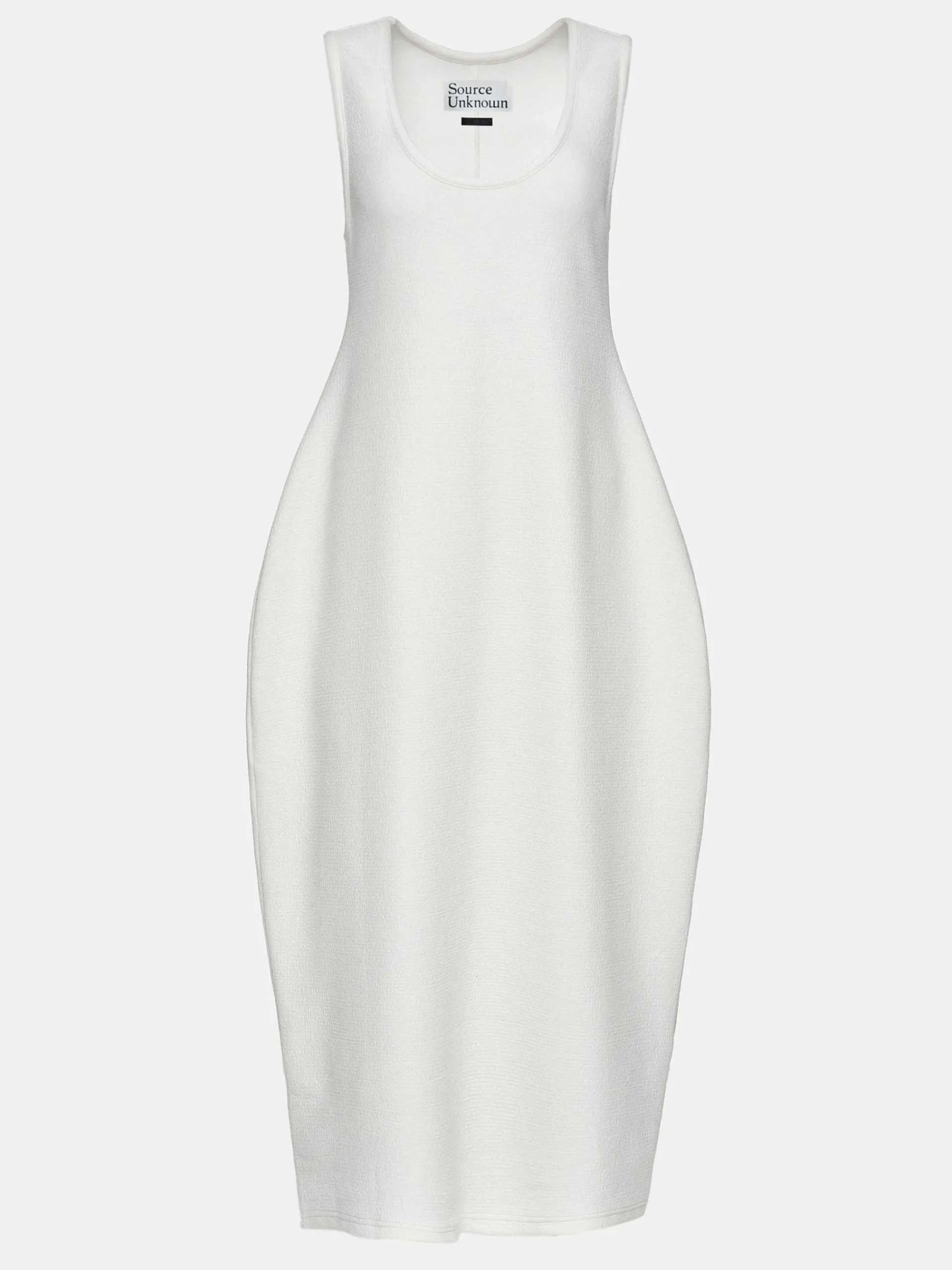 Source Unknown Vêtements-Robe Mi-Longue Adua Vase, Blanc