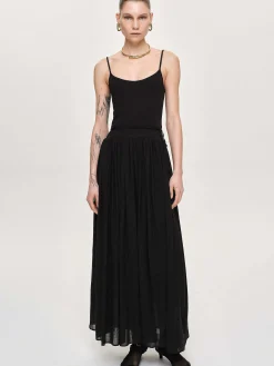 Source Unknown Accessoires-Robe Nuisette En Tulle, Noir