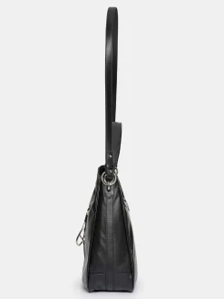 Source Unknown Vêtements-Sac Hobo En Cuir, Noir