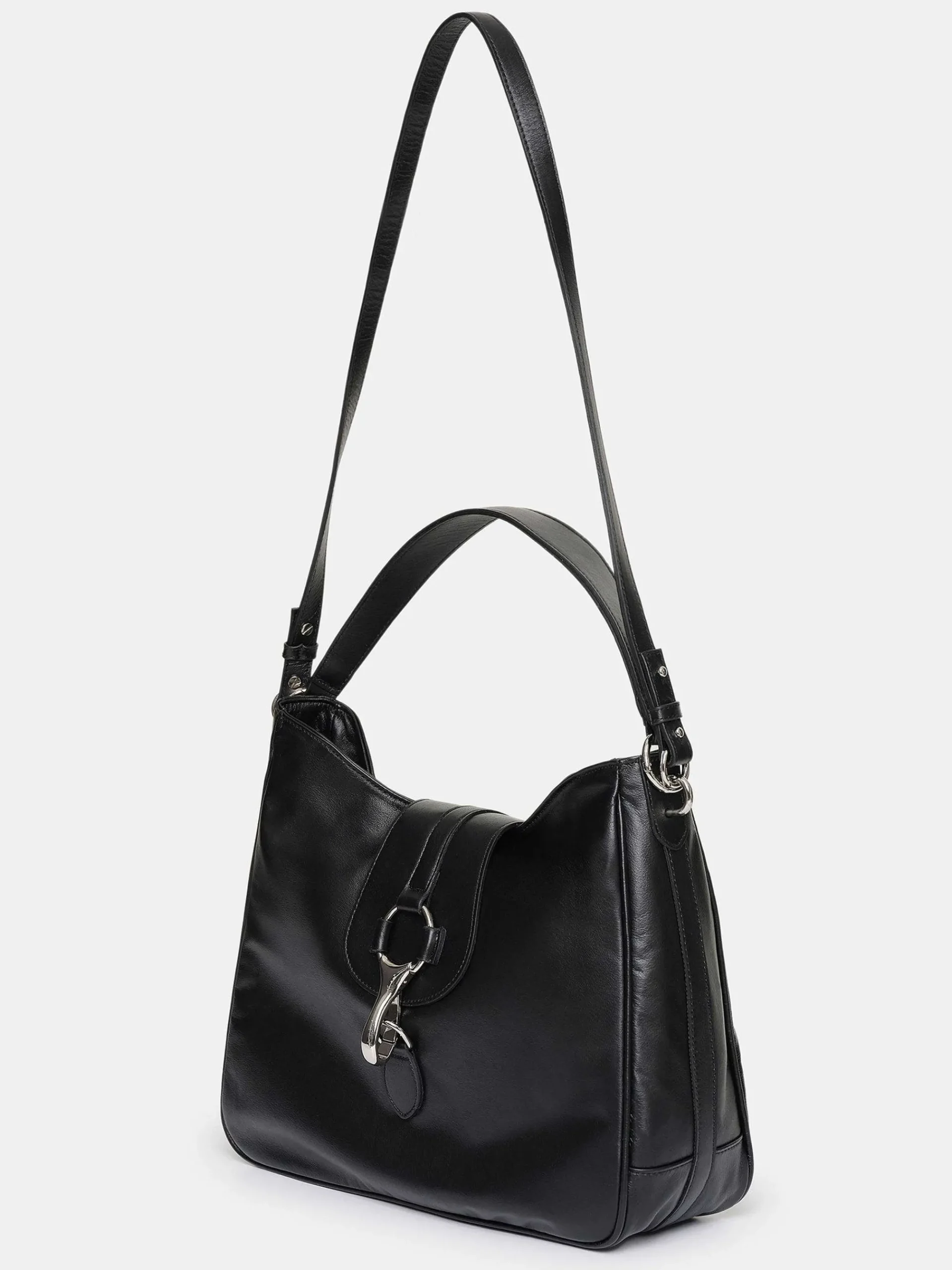 Source Unknown Chaussures Et Sacs-Sac Hobo En Cuir, Noir