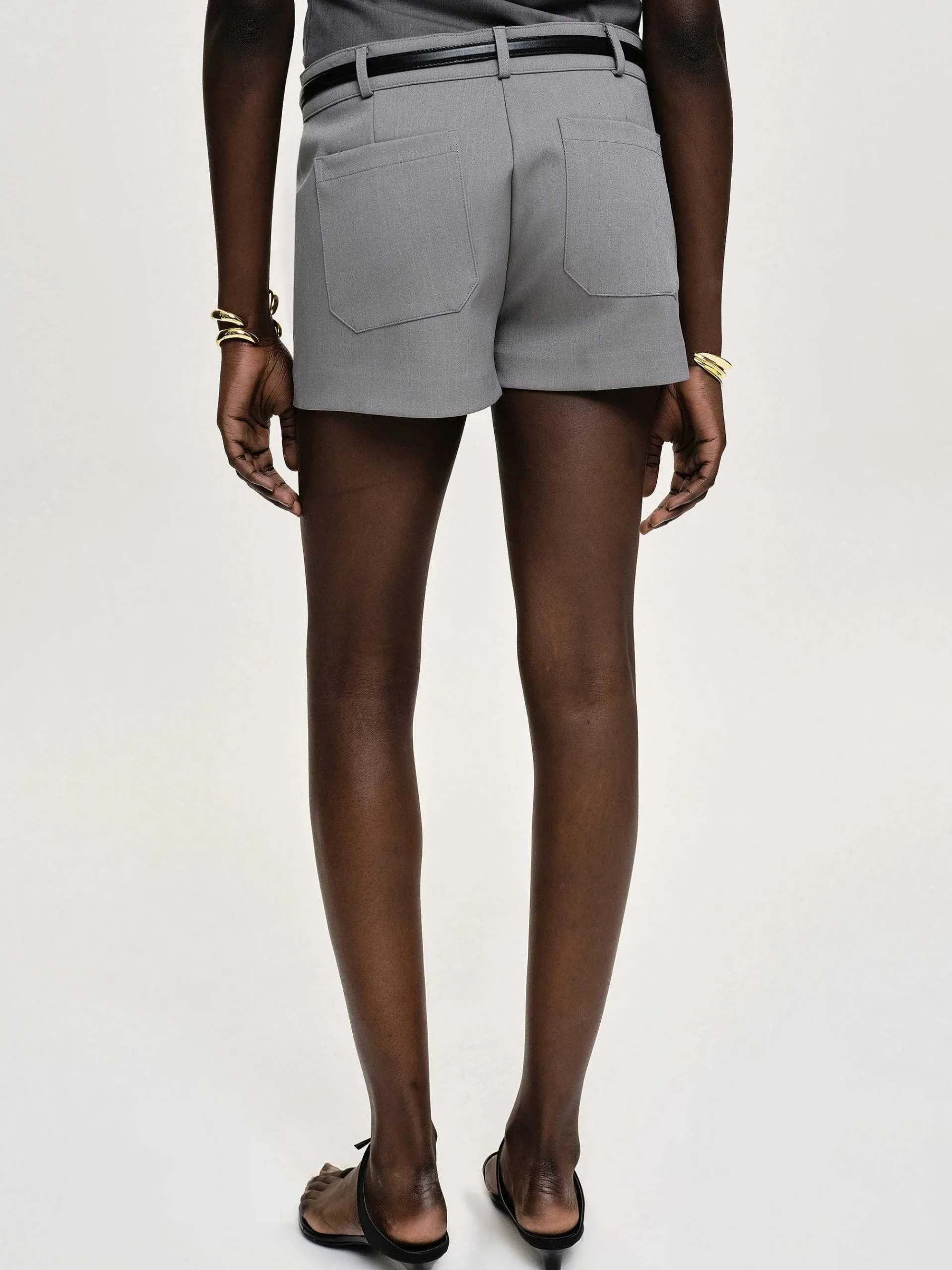 Source Unknown Vêtements-Short A Poche Passepoilee Ulna, Gris