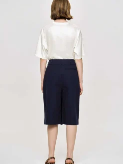 Source Unknown Bas-Short Enveloppe En Coton, Bleu Marine