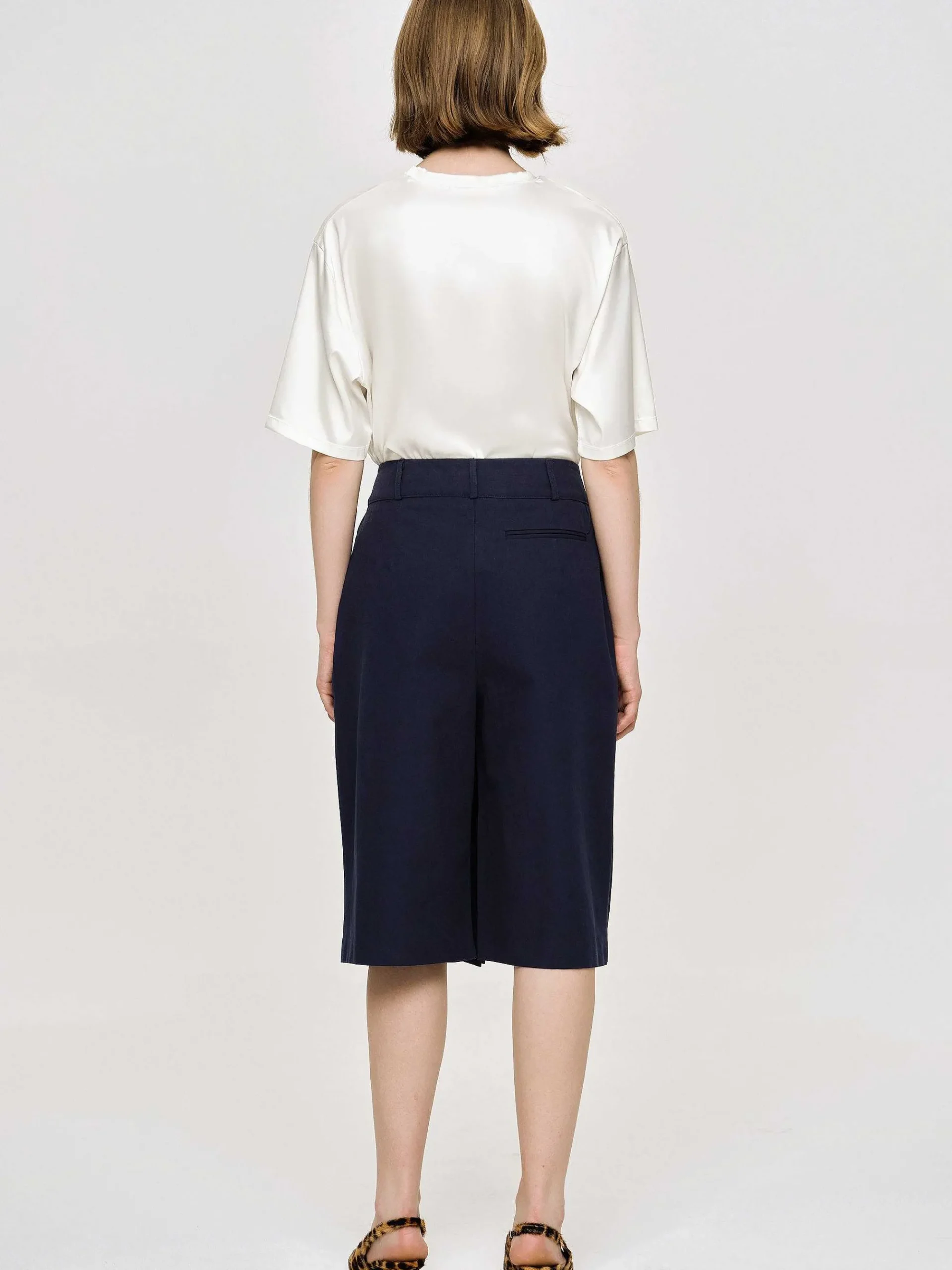 Source Unknown Bas-Short Enveloppe En Coton, Bleu Marine