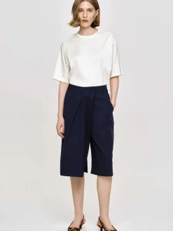 Source Unknown Vêtements-Short Enveloppe En Coton, Bleu Marine