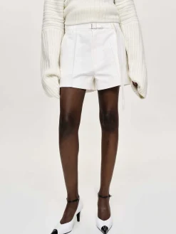 Source Unknown Vêtements-Short Large Avec Ceinture, Blanc