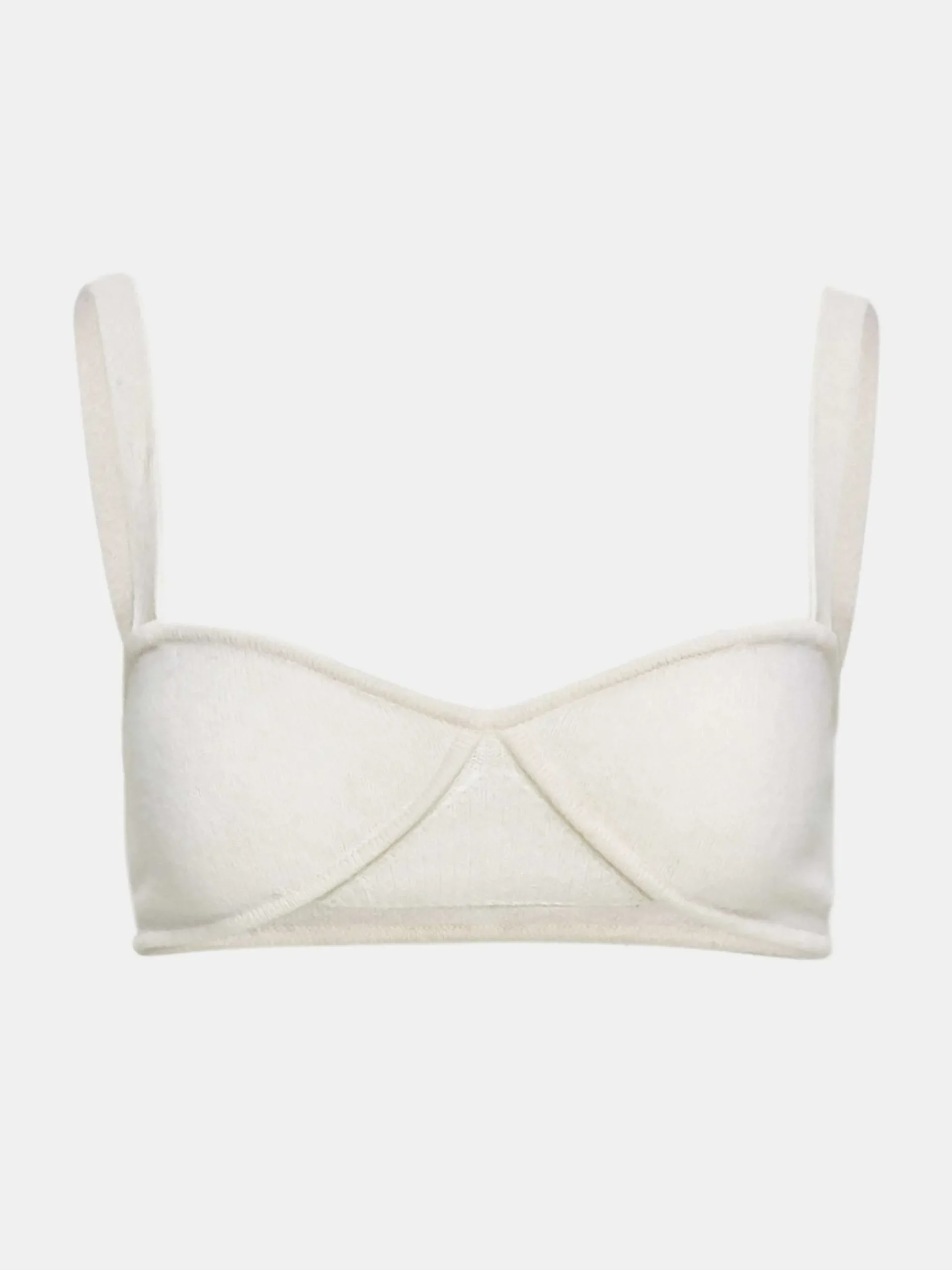 Source Unknown Hauts-Soutien-Gorge En Tricot Cotele, Blanc