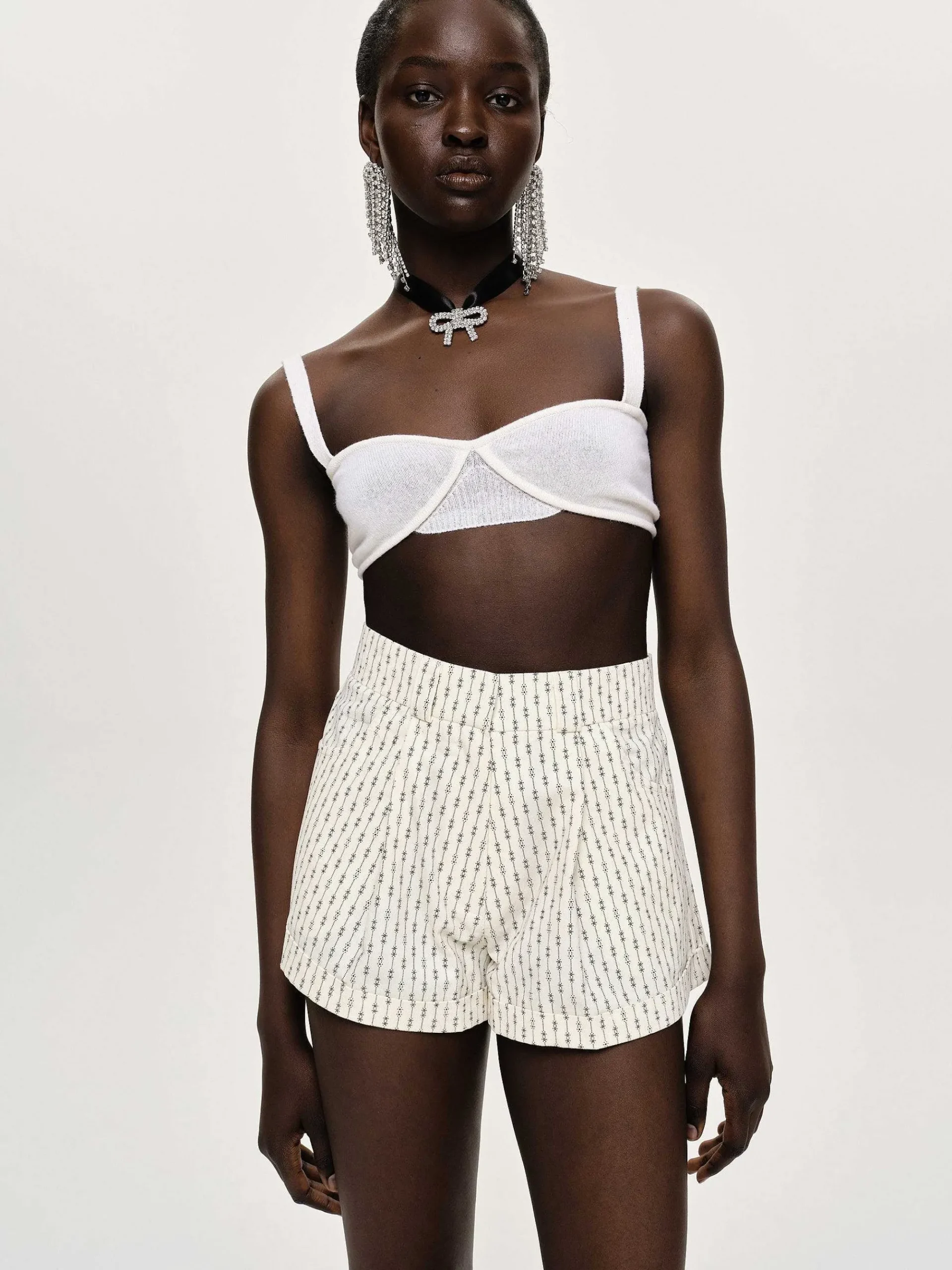 Source Unknown Tricots-Soutien-Gorge En Tricot Cotele, Blanc