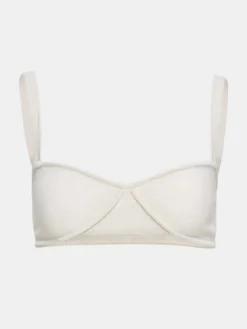 Source Unknown Vêtements-Soutien-Gorge En Tricot Cotele, Blanc
